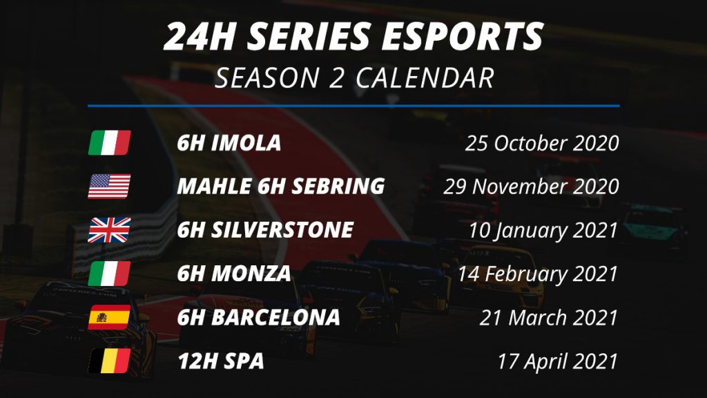 Schedule 24H SERIES ESPORTS